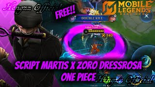 Script Martis X Zoro Dressrosa One Piece Free Script