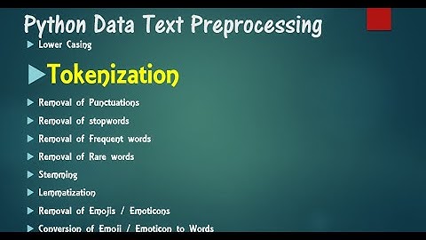 tpp2: Tokenization in text preprocessing in Python | nltk pandas | machine learning