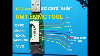 UMT EMMC ISP TOOL V.01 100% work sd card reader / HOW TO USE UMT EMMC ISP TOOL V.0.1 / UMT EMMC TOOL