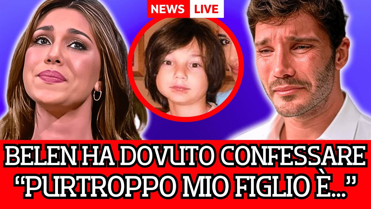 🔴 BELEN IN LACRIME: "MIO FIGLIO PURTROPPO È..." IL TRAGICO ANNUNCIO DI STEFANO DE MARTINO POCO FA - YouTube