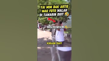 Yai Mim Bak Artis Mau Foto Malah Di Tawarin Duit 🤣 #yaimim #mim #sahara #saharavibes #uinmalang