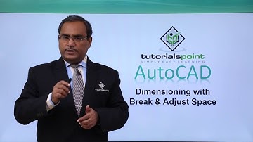 AutoCAD - Dimensioning with break and adjust Space