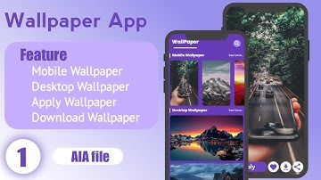How To Make Wallpaper App in Kodular Kodular Tutorial  free AIA file