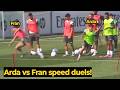Arda Güler's insane speed duels against Fran García in training