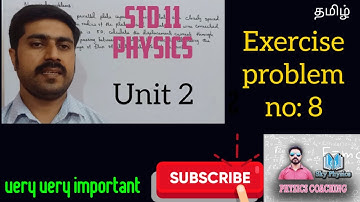 Exercise problem no:8||kinematics||Unit 2||STD11 Physics||sky physics