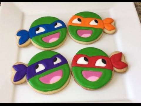 Teenage Mutant Ninja Turtles Ninja in Training Custom Message Cookies