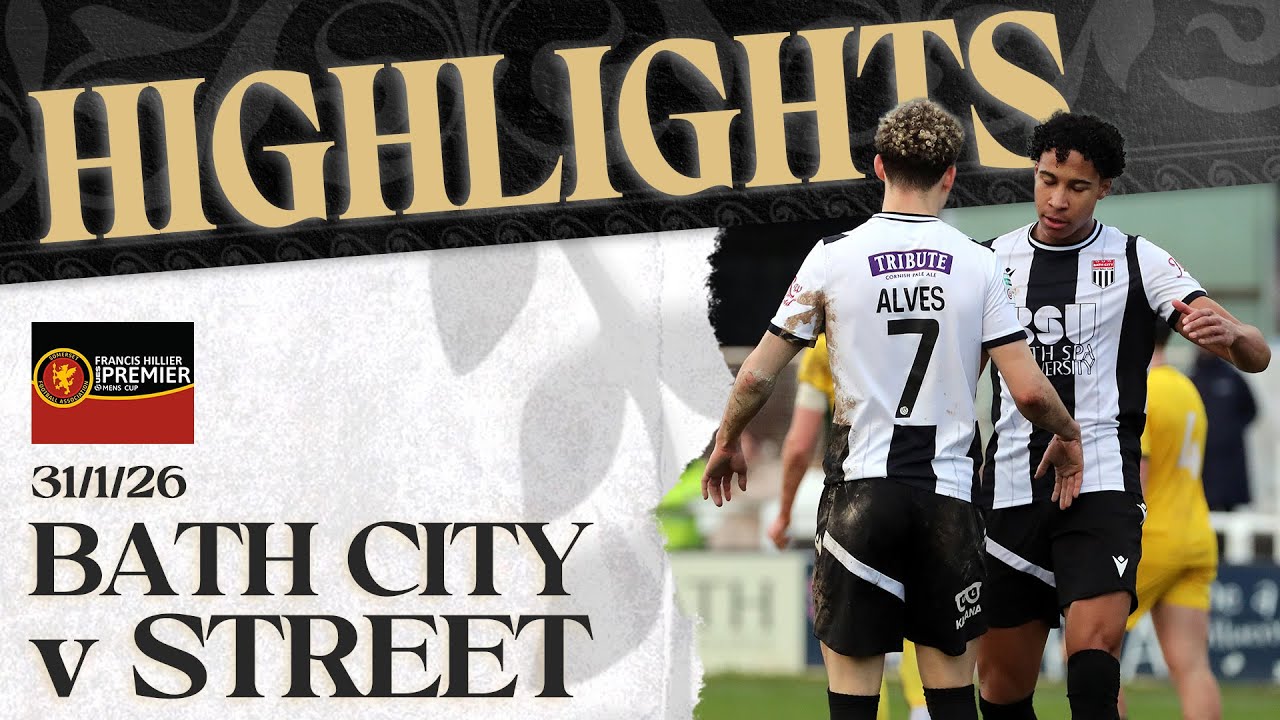 ЧИГЛИНГИ | «Бат Сити» против «Стрит» | 31 января 2026 г. | Четвертьфинал Кубка Премьер-лиги Сомер...
