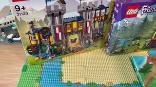 Lego building two sets Friends and Creator 3in1 on imported baseplates - Video 4/1