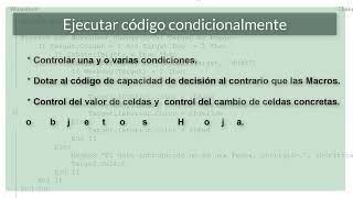 021 Introducción | CAP 5 | CONDICIONAL IF PARA TOMAR DECISIONES | MACROS Y VBA EN EXCEL
