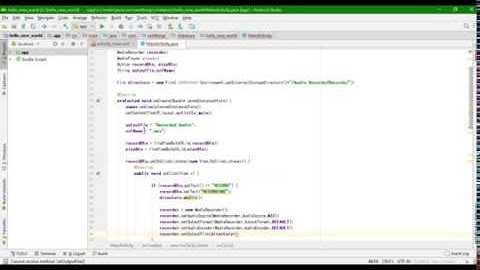 Android Audio Recorder - Android Studio Tutorial part 2