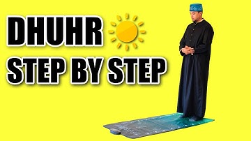 Learn How To Pray Dhuhr for Men (beginners) - with Subtitles/ Translation