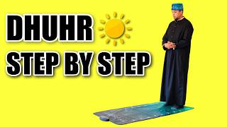 Learn How To Pray Dhuhr for Men (beginners) - with Subtitles/ Translation