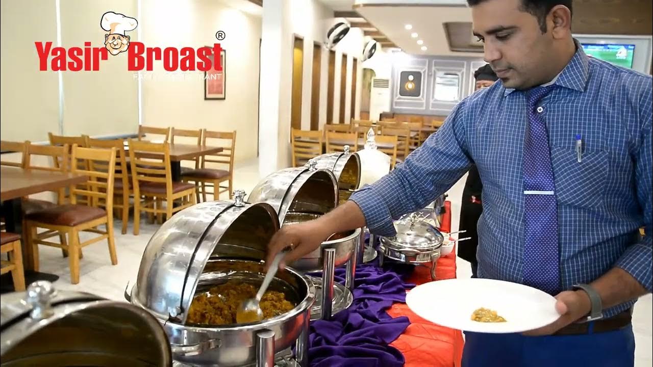 Sunday Breakfast Buffet Yasir Broast Gajjumatta Ring Road Rs 599 YouTube