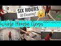 New extreme whole house clean with me 2019  all day cleaning motivation  6 hours of cleaning