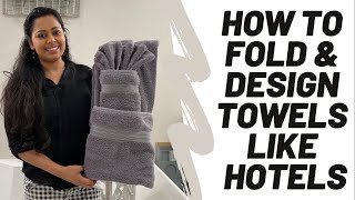 How To Fold \& Design Towels Like Hotels | Virtuous Woman | Lyca Riaz | Episode 5