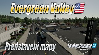⚒️ Evergreen Valley - Představení americké mapy s těžbou! - Farming Simulator 22 (4K)