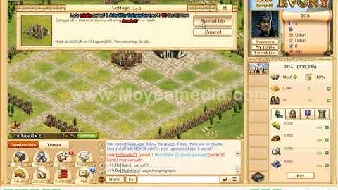 Evony Prestige Tutorial 1