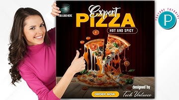 Design a Unique Pizza Flyer in PixelLab | Exclusive Tutorial