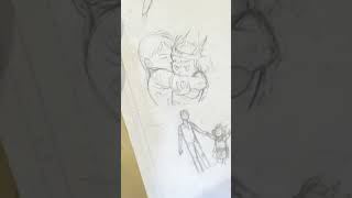 Finishing pencils for the latest comic pages #art #drawing #drawingprocess #comics