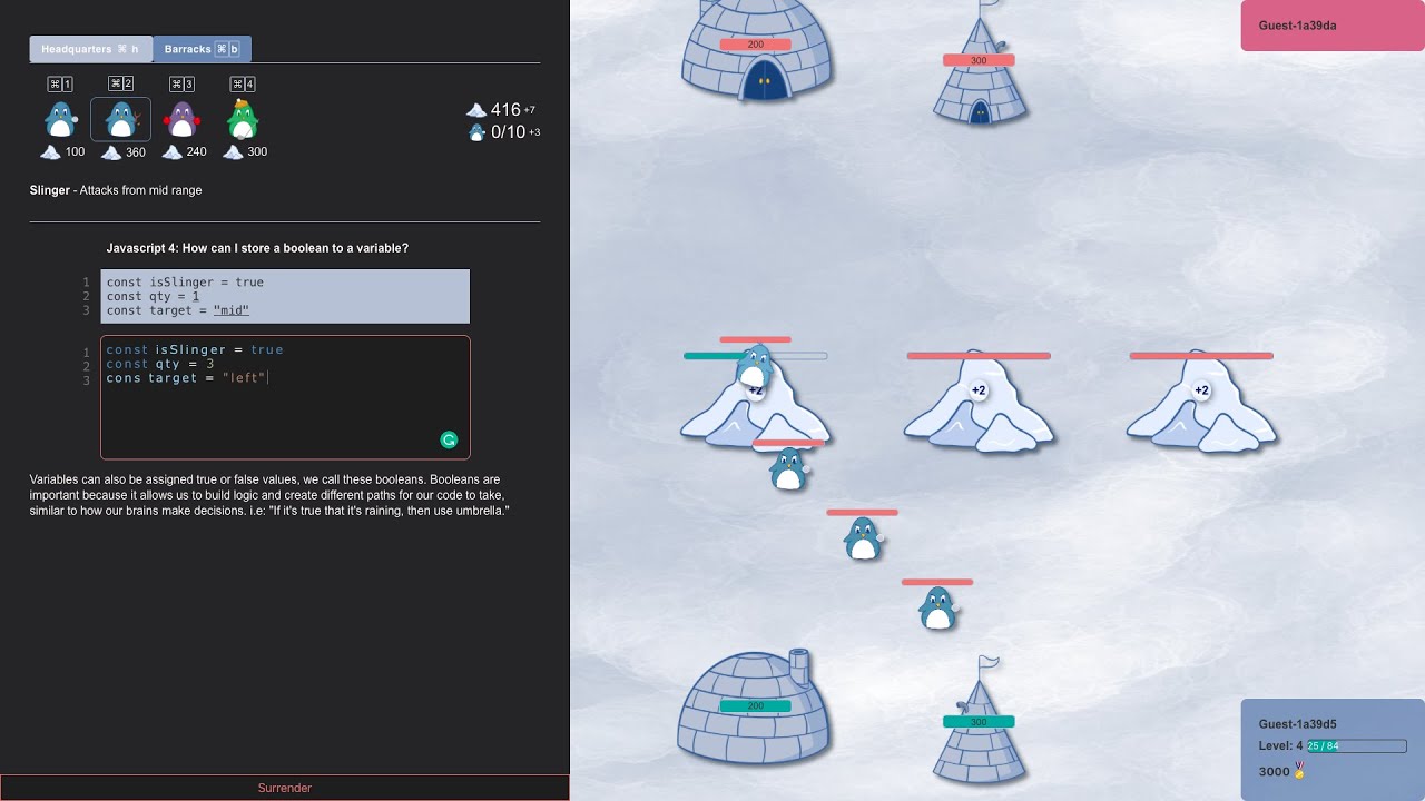 Intro to JavaScript | Game | Strategy | Multiplayer - YouTube