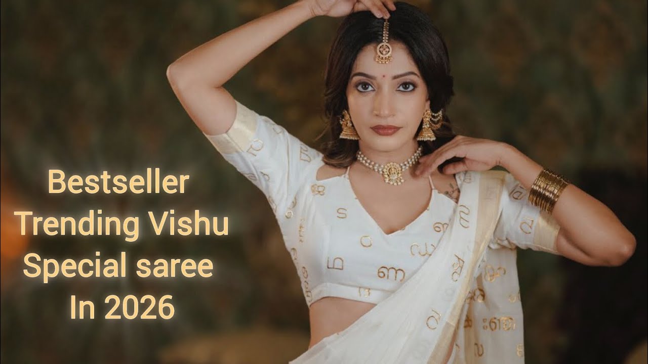 Best seller Vishu special saree in 2026