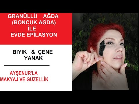 Boncuk Ağda İle Evde Bıyık Yüz Çene Tüylerini Almak