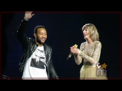 John Legend Performs ‘All of Me’ with Taylor Swift