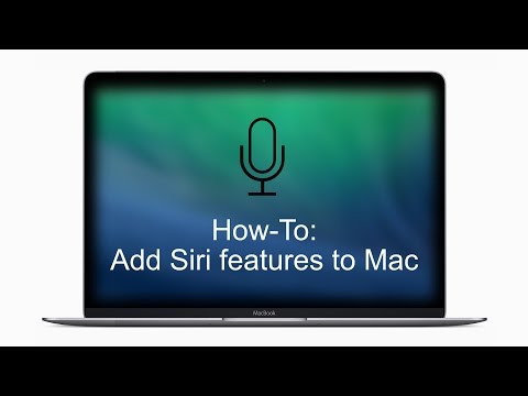 How to: Enable Siri-Like Features on your Mac