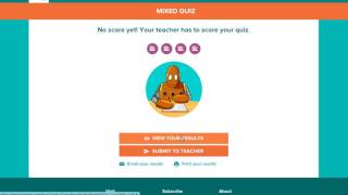 Brainpop: Taking My First Quiz