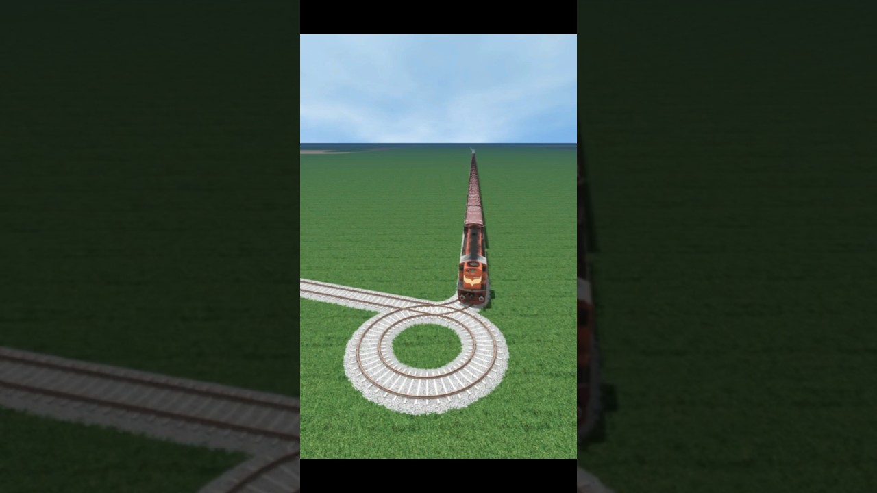 Risky Railroad Train Passing 😨 Indian Train Simulator 