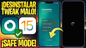 TUTORIAL SIN PC ✅ ENTRAR Y SALIR AL MODO SEGURO DEL JAILBREAK iOS 15 DOPAMINE (Tweak Injection)