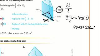 6th Grade Math Chapter 10 Lesson 2 Volume of a Rectangular Prism