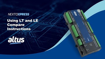 Nexto Xpress #28 - Using LT and LE comparison instructions