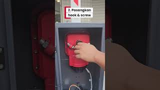 How to install the spring for BG856 (6-meter)