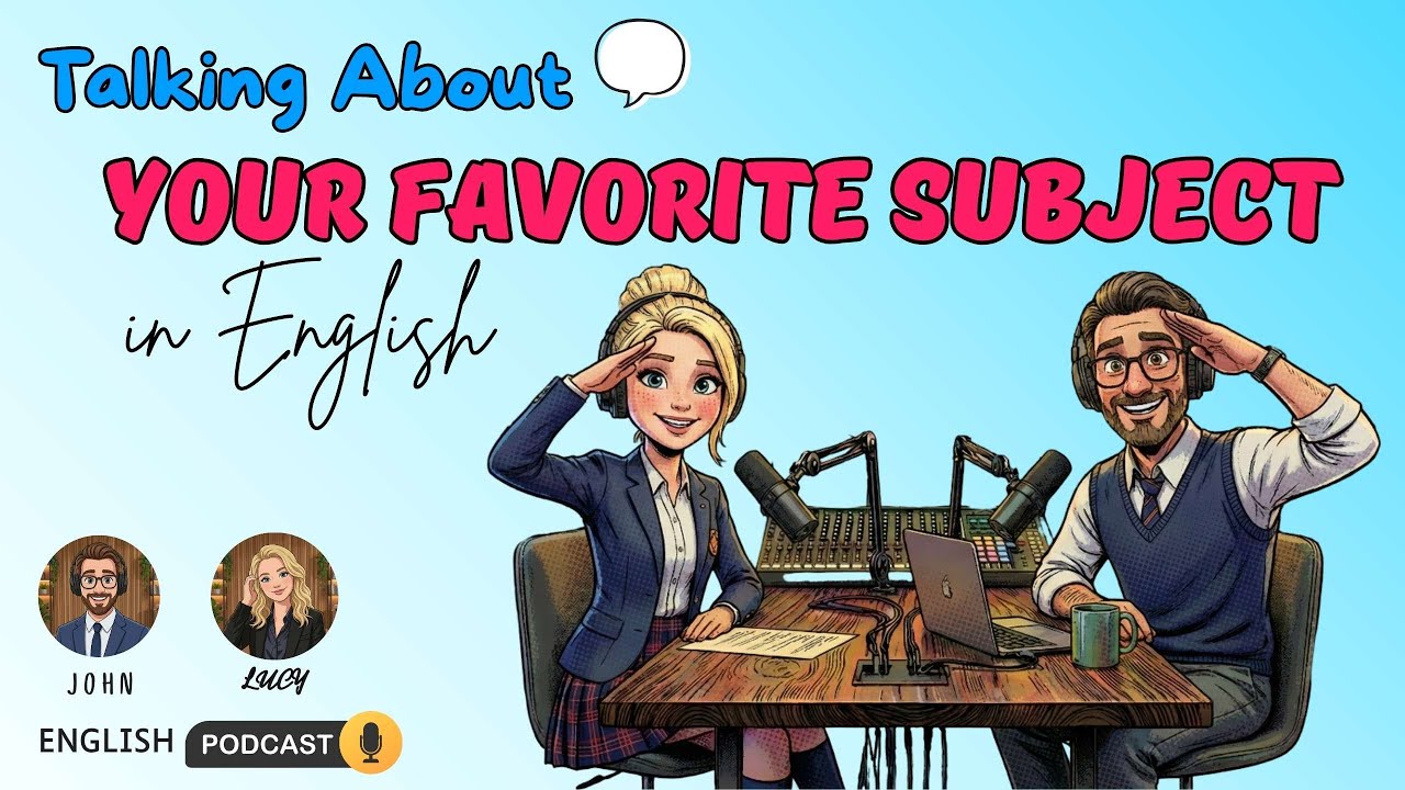 Talking About School Subjects & Memories | Funny English Conversation with John & Lucy (EP. 31)