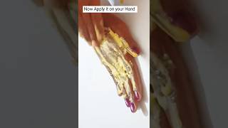 ?Get Fair Hand in 2mins/ Most Easy Manicure, Hand Tanning Removing Home Remedies ytshorts snmakeup