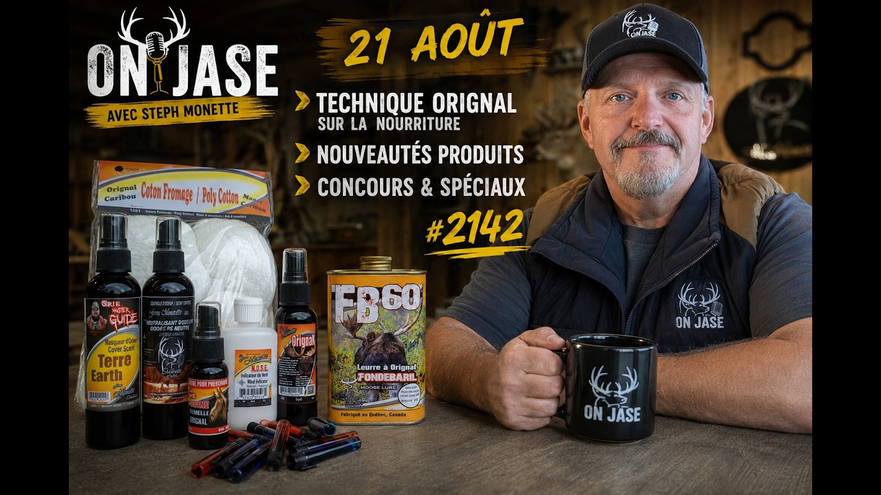 21 Aout #2142 Émissions ON JASE  avec Steph et Yan Monette