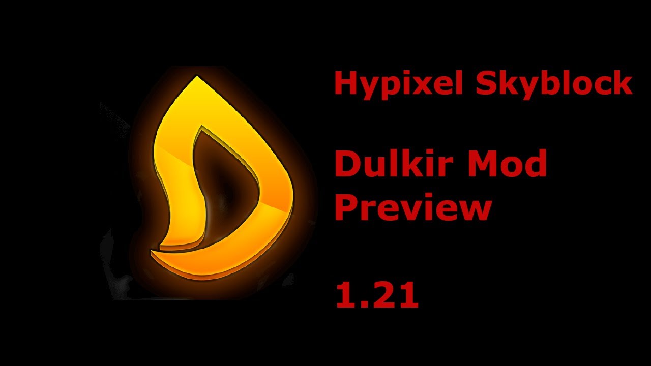 Dulkir Mod - THE BEST 1.21 Hypixel Skyblock mod !