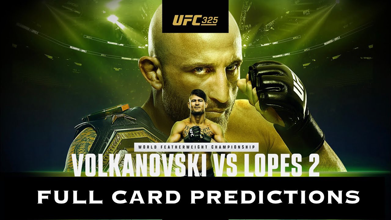 UFC 324 Rapid Recap / UFC 325 Full Card Predictions!