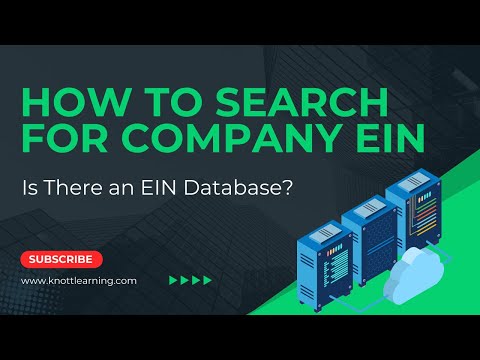 How to Search for a Company EIN?