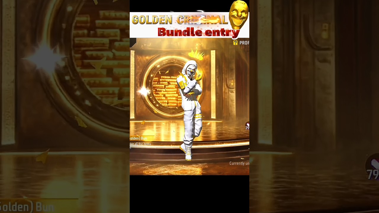 "🔥Golden Criminal Bundle Entry – Full Power Look! 