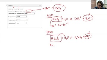 16.9 pH of a Salt Solution with an Amphiprotic Anion