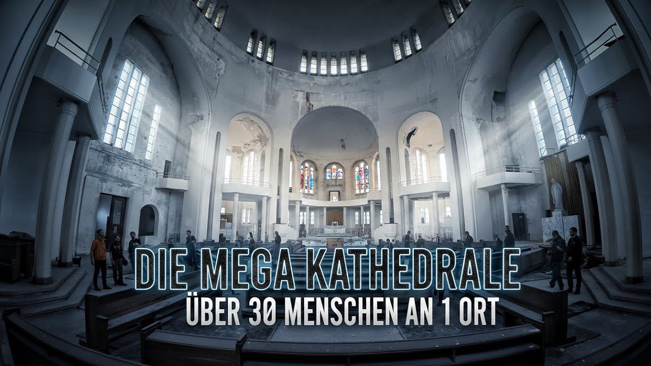Purer Urbex Wahnsinn - Die MEGA KATHEDRAHLE - Über 30 leute an einem Fleck😳
