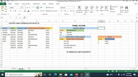 Penggunaan Rumus IF Logika Dasar Ms Excel Part 3