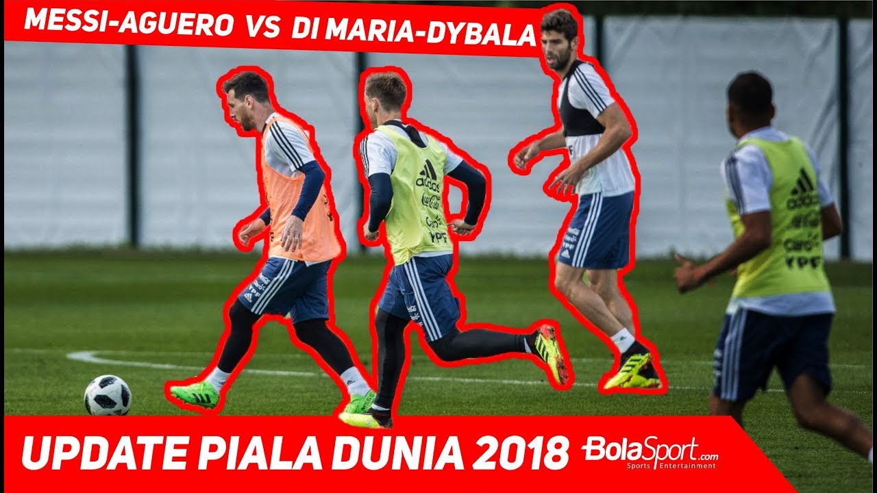 UPDATE PIALA DUNIA - Messi-Aguero Vs Di Maria-Dybala - YouTube