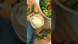 Dill Tahini Dressing saladdressing dip dressing veganrecipes foodshorts recipeshorts vegan