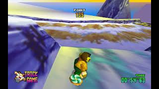 Snowboard Kids 2 Recompiled - Ice Land Trick Game with Tommy