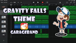 Video thumbnail of "Gravity Falls Theme on iPad (GarageBand)"