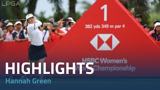 Hannah Green Round 4 Highlights | 2024 HSBC Women's World Championship