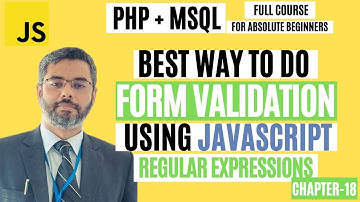 Uncover the Secret to JavaScript Form Validation | JavaScript Form Validation tutorial | Chapter-18
